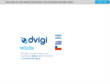 Tablet Screenshot of dvigiwater.com